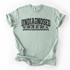 Undiagnosed, But Something Ain't Right Funny Tism Mental Health Sassy Comfort Colors Tee