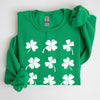 Vintage Shamrocks Ireland Clover St Patrick's Day Irish Heritage Collectible Sweatshirt