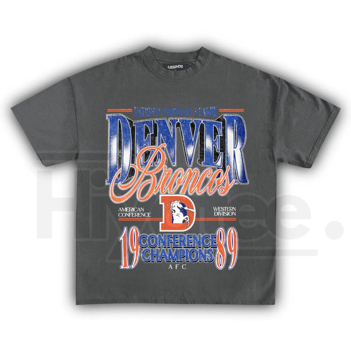 Vintage Denver Football T-Shirt – Retro Mile High Graphic Fan Crewneck
