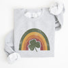 Cozy Vintage Retro St Patrick's Day Rainbow Irish Lucky Premium Classic Sweatshirt