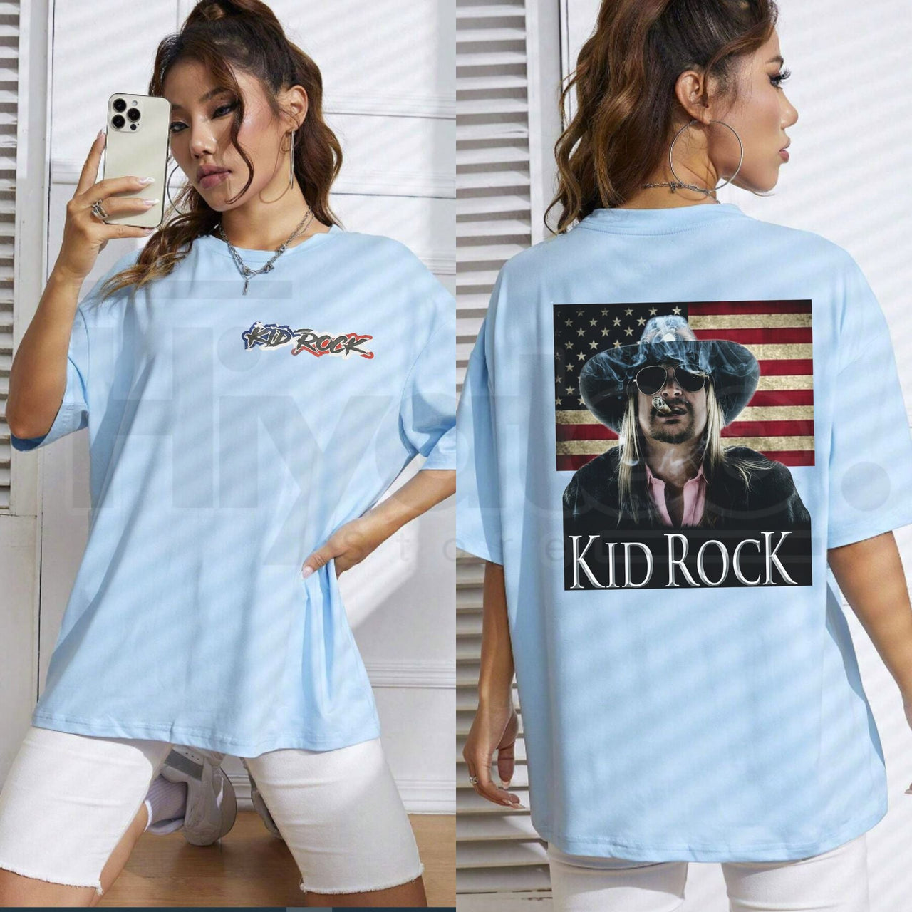 Vtg Kid Rock American Badass – 2024 Tour Fan T-Shirt