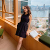 Pleione Women's Sleeveless Pocketed Midi Dress
