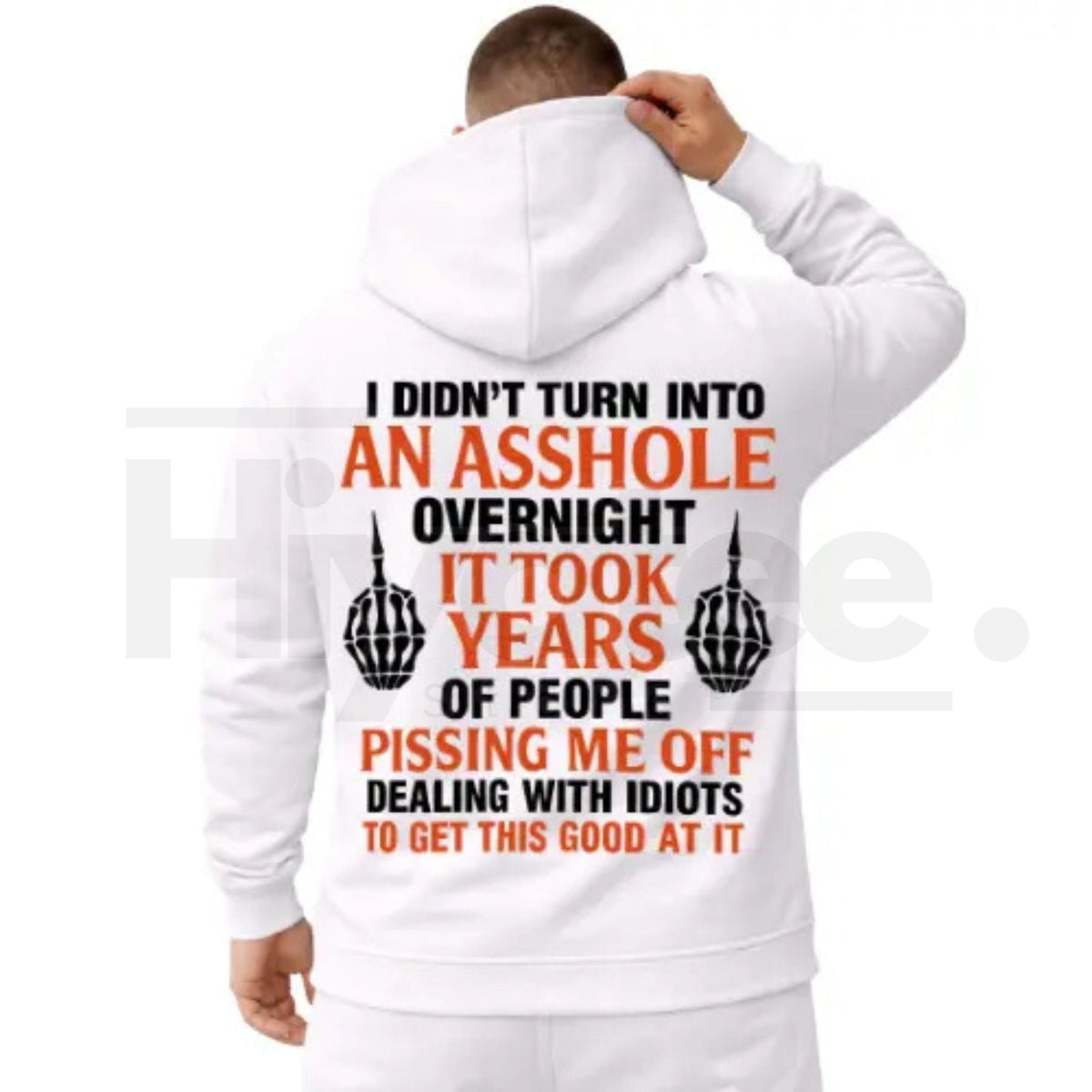 "Warning: Built By Years Of Being Pissed Off" Hoodie