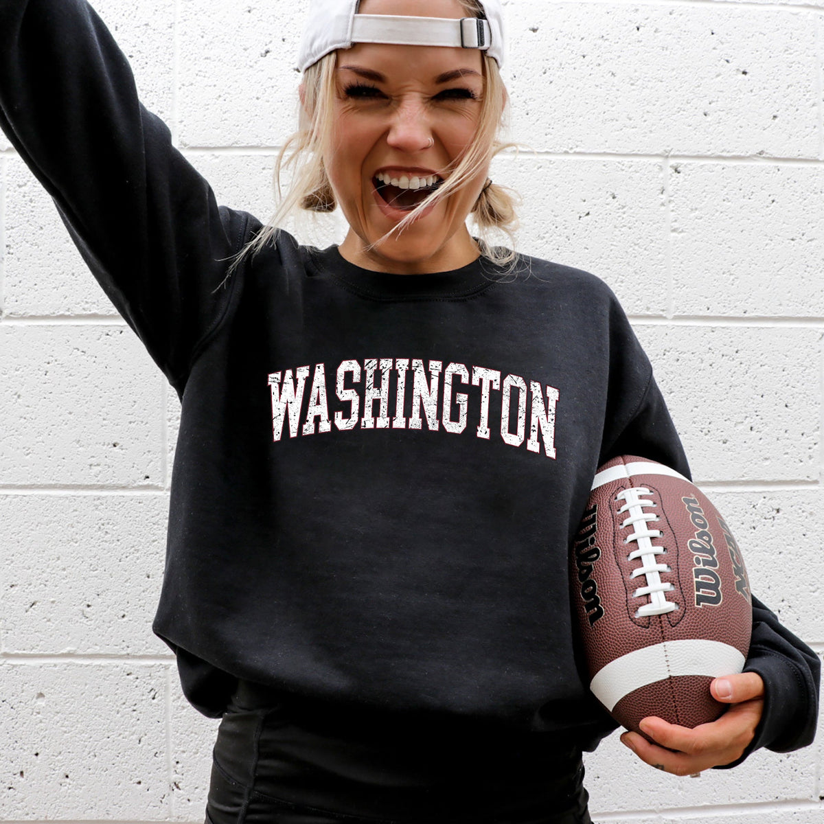 Washington Football Game Day Tailgate Party State University College Big Game Touchdown Sweatshirt