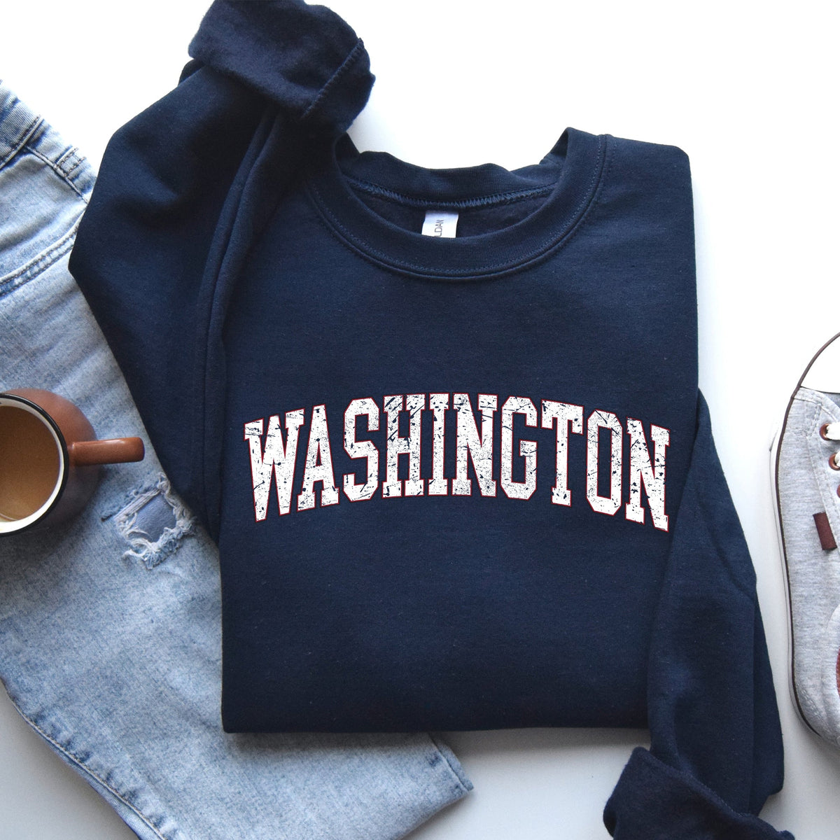 Washington Football Game Day Tailgate Party State University College Big Game Touchdown Sweatshirt