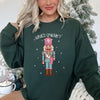 What's Crackin, Nutcracker Holiday Cheer Edition with Classic Christmas Charm Sweatshirt