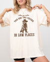 When You Realize, You Are The Friend In Low Places Raccoon Sarcastic Graphic Tee