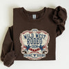 Wild West Rodeo Show Bronco Riding Cowboy Cowgirl Classic Western Adventure Sweatshirt