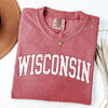 Wisconsin Football Game Day Tailgate Party University State Fans Unite Comfort Colors Tee