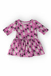 Witches Boo 3/4 Sleeve Twirl Bodysuit