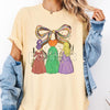 Witchy Halloween Shirt – Sanderson Sister T-shirt, Coquette Bow, Salem Witches Vibes, Retro Fall Outfit for Women