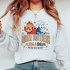 Women's Cartoon Graphic Print Crewneck – Cute & Cozy Vintage Sweatshirt