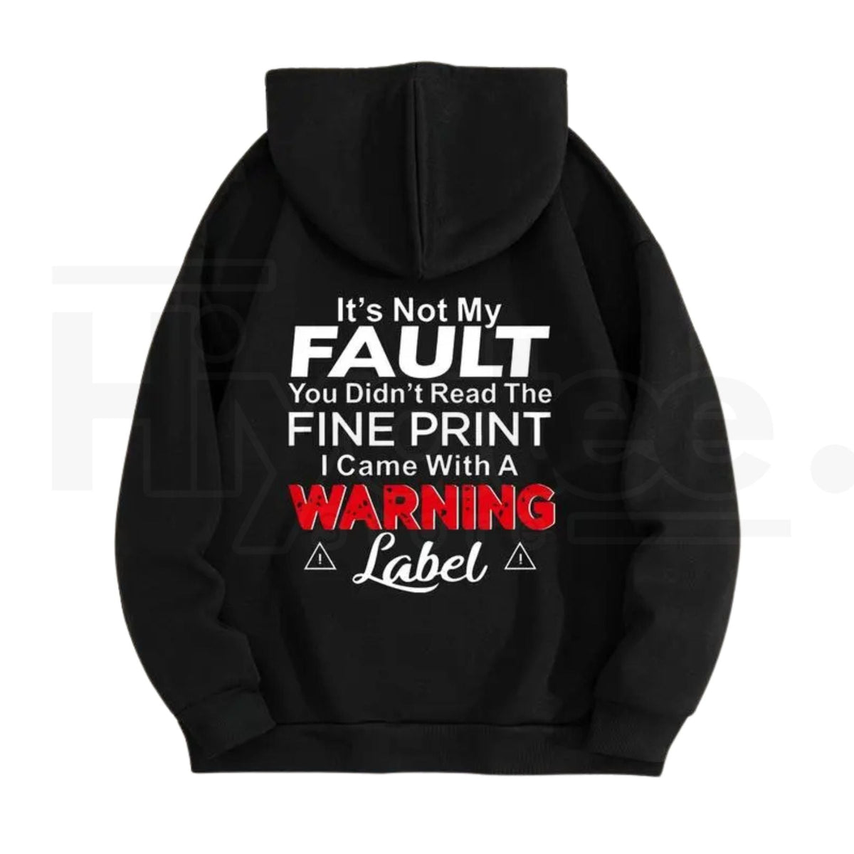 Women’s Letter Print Drop Shoulder Hoodie