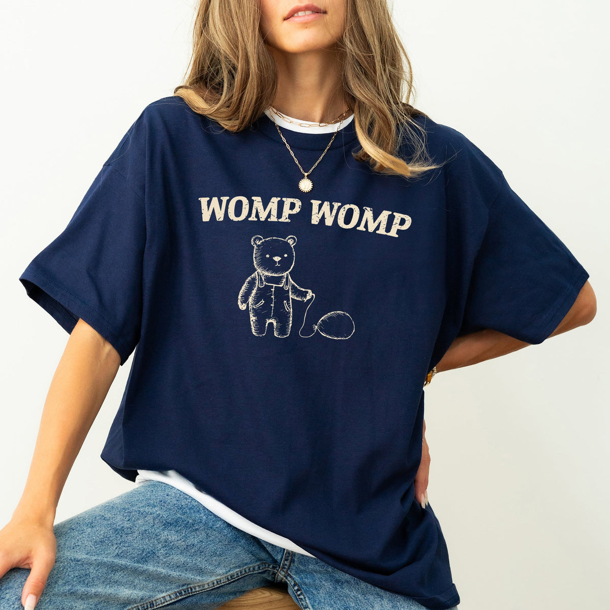 Womp Womp Sad Bear Balloon Meme Internet Culture Moment For Streetwear Fans Comfort Colors Tee