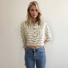 Women's Button Down Cropped Shirt In Sage