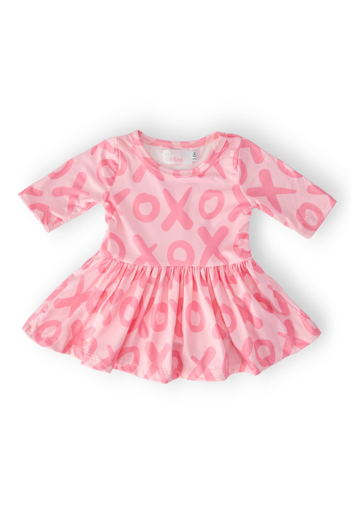 XOXO 3/4 Sleeve Twirl Bodysuit