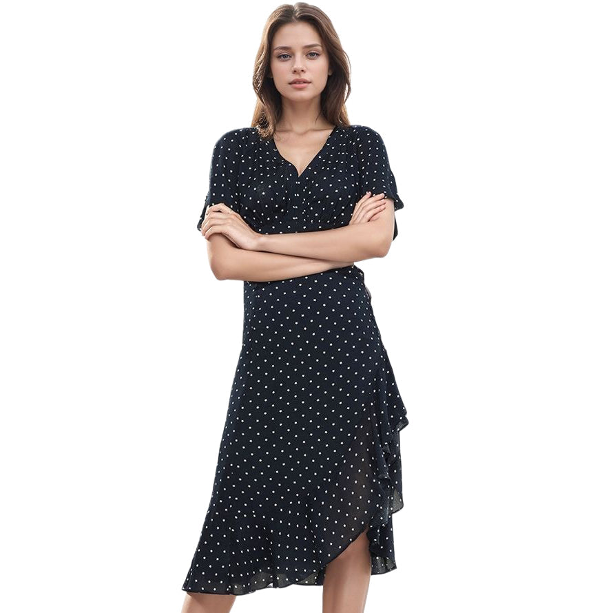 Women's Wrap Asymmetrical Midi Skirt