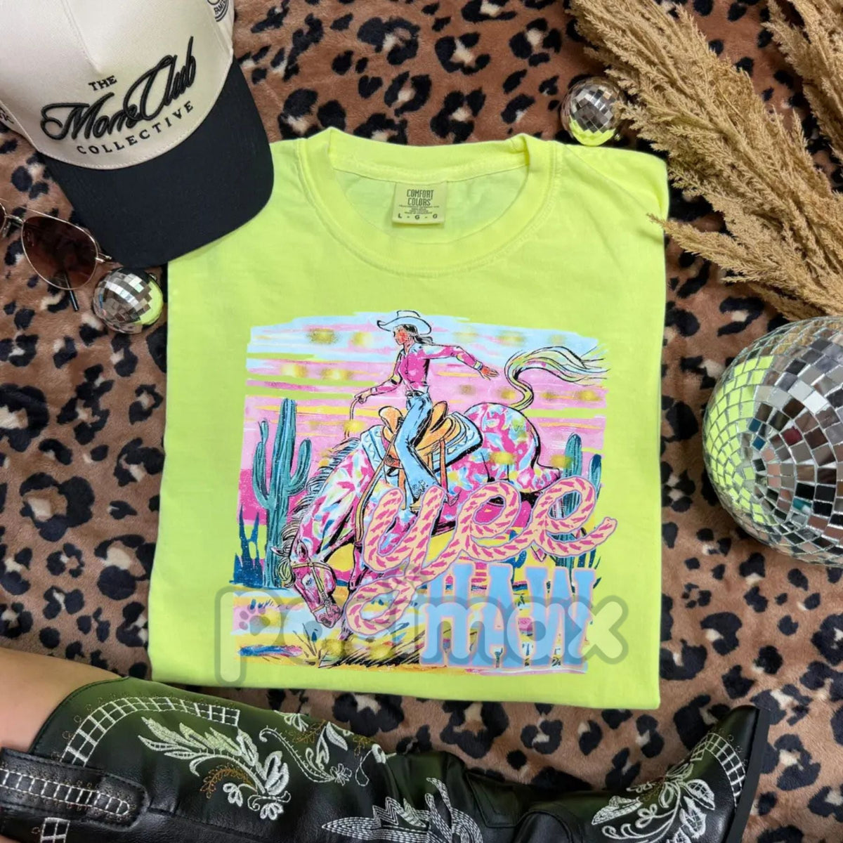 YEE HAW Comfort Colors T-shirt – Country Living Tee, Small Town Vibe Shirt, Back Roads Apparel, Rural Pride Top