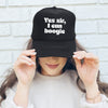 Yes Sir, I Can Boogie Slogan Trucker Hat With Adjustable Back Strap And Premium Stitching