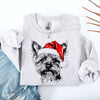 Yorkie Santa Yorkshire Terrier Christmas Dog Lover Holiday Edition Cozy Fleece Sweatshirt