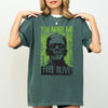 You Make Me Feel Alive Frankenstein Meme Halloween Zombie Spooky Witch Skeleton Comfort Colors Tee