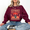 'Yule Shall Not Pass' Heavy Metal Sweatshirt | Balrog Death Metal Font LOTR Ugly Christmas Sweater