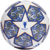 adidas UCL Istanbul Pro Match Ball - Celebrate Istanbuls Legacy with a High-Performance Ball White/Team Royal Blue/Solar Orange/Silver MET. Size 5
