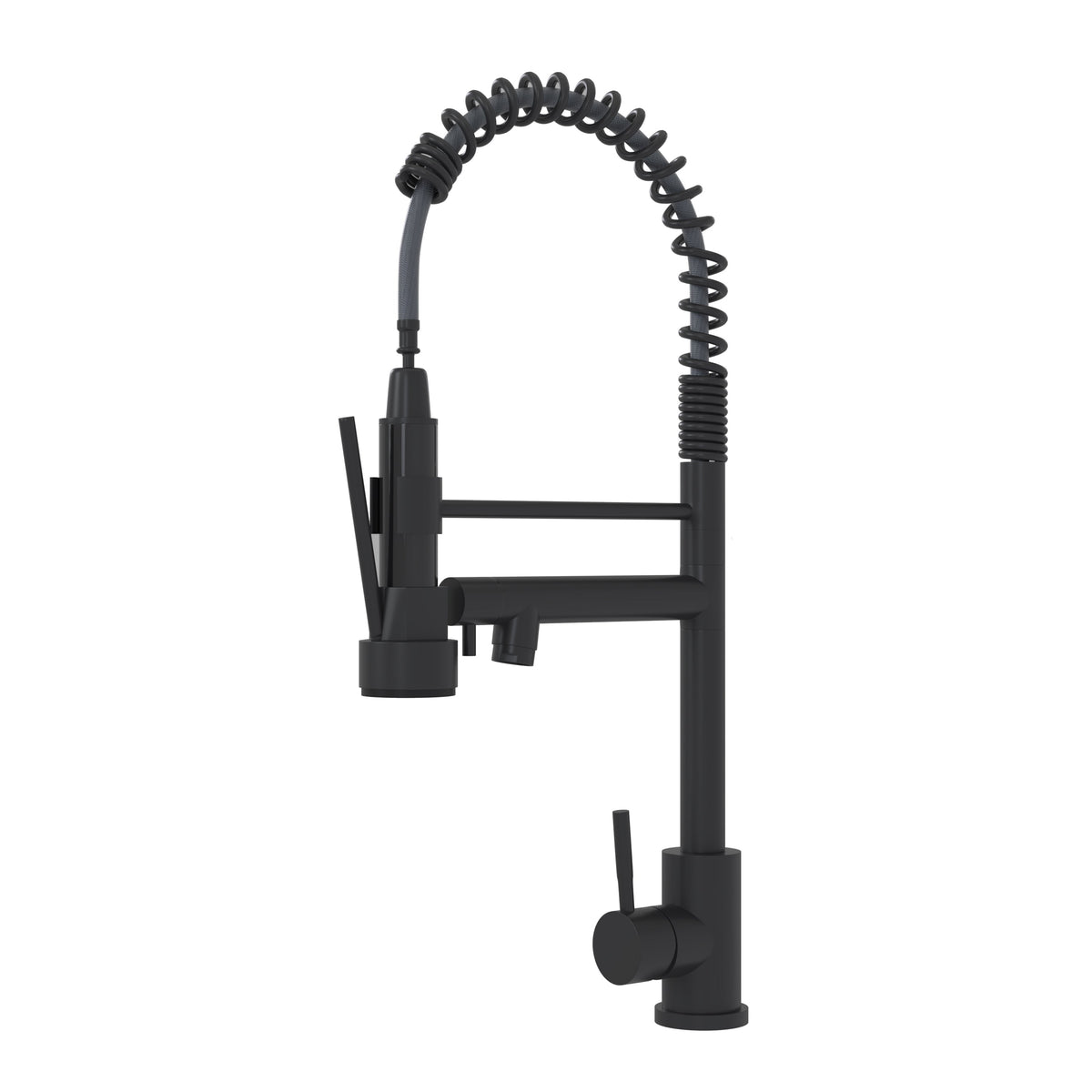 Bothwa Home CUPC Certified 19' Single Handle Kitchen Faucet (Matt Black Finish)