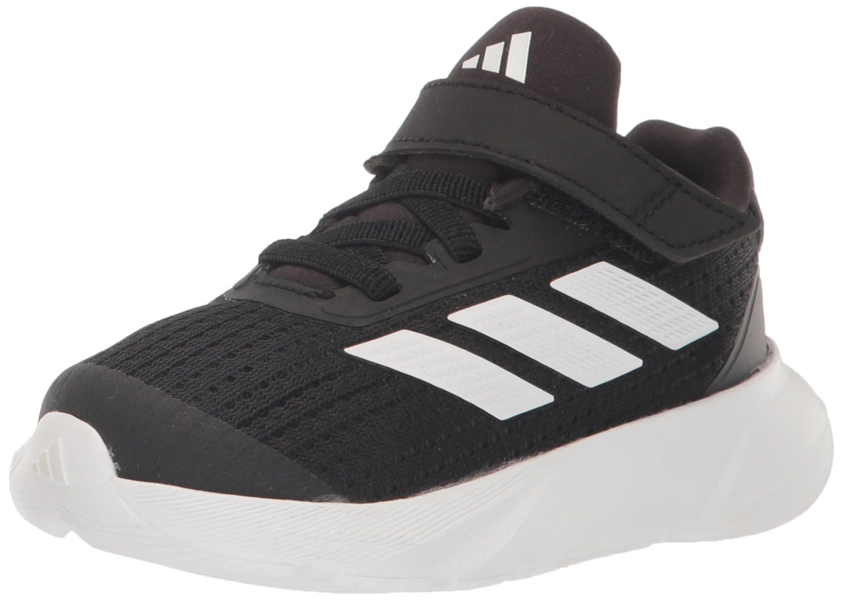 adidas Duramo SL Elastic Lace Sneaker Core Black/White/Carbon 11.5 US Unisex Little Kid