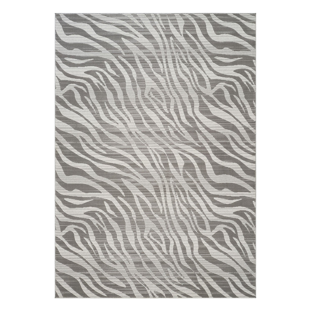 Geometrix GC_DIM1008 Gray 7 ft. 10 in. x 10 ft. 6 in. Contemporary Area Rug with Geometric 3D Effect