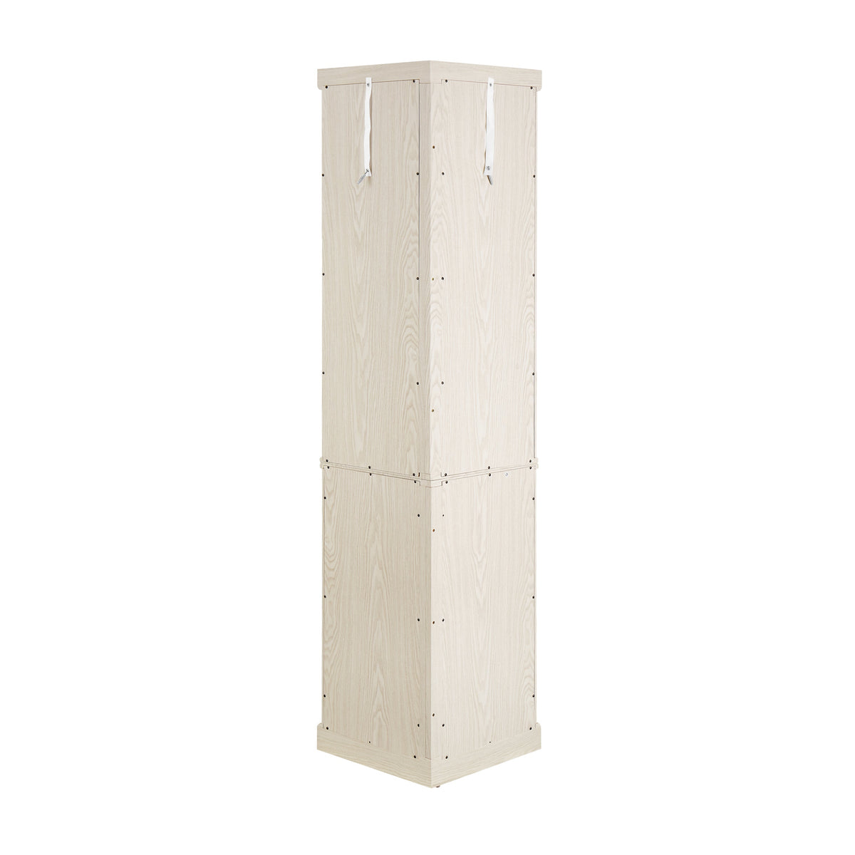 Lighted Corner Curio Cabinet - Display Case for Living Room, Antique Collectibles, Wine & Bar Glass Storage - Elegant Corner Design with Lights Included- White