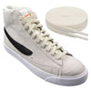 Elastic Shoe Laces for Nike Blazer Flat Stretchy Bungee Replacement Shoelaces(Color:CreamSize:46Inch)