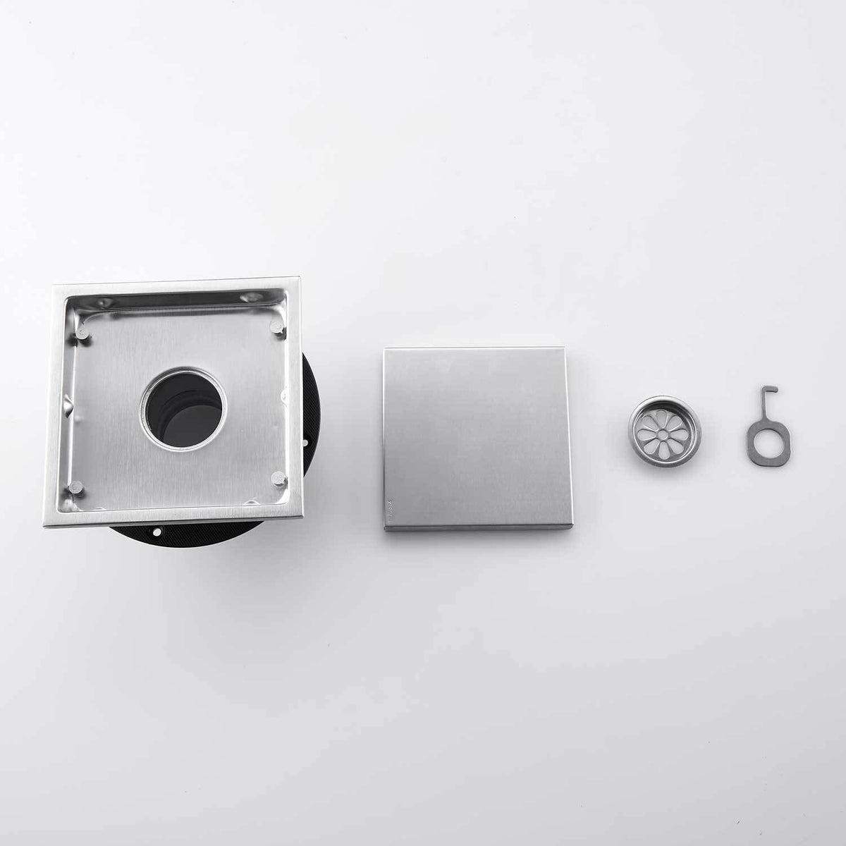 6 Inch Square Shower Floor Drain