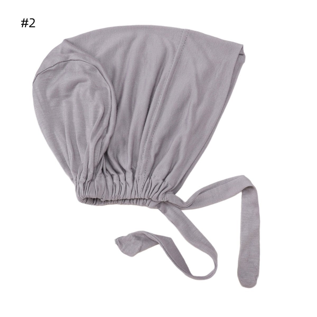 Adjustable Cotton Under Scarf Cap - Breathable Anti-Slip Headband Base for Hijab (MH125)