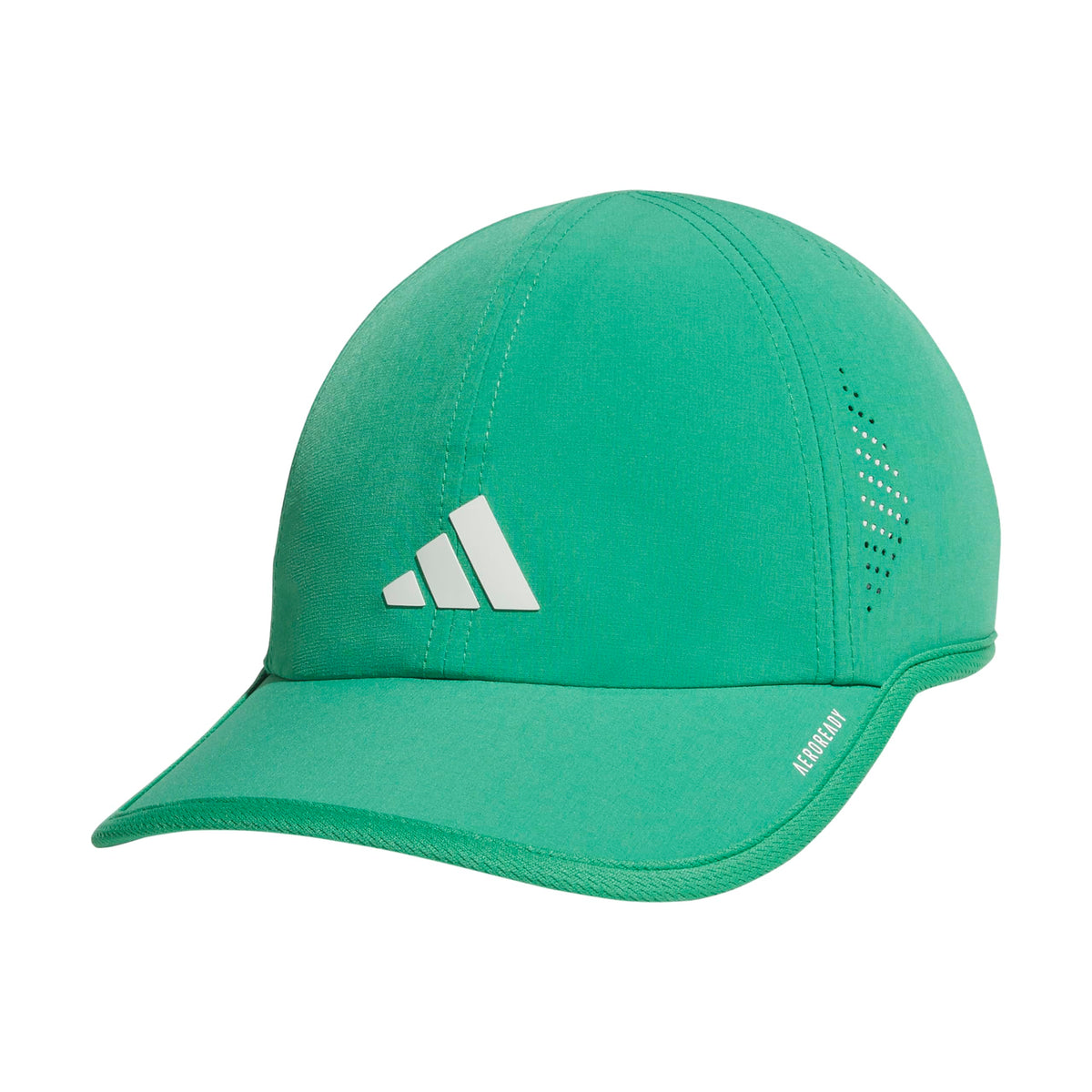 adidas Womens Superlite Hat Relaxed-fit Adjustable Workout Sports Cap Semi Court Green/White/3.0 One Size