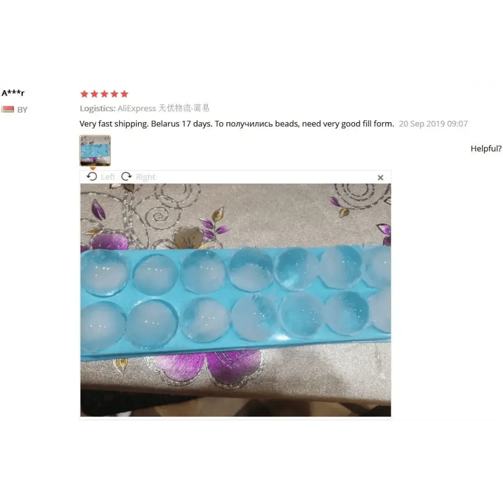 Amazing Plastic Molds Ice Tray 14 Grid 3D Round Ice Molds Home Bar Party Use Round Ball Ice Cube Makers Kitchen Ice Cream Moulds