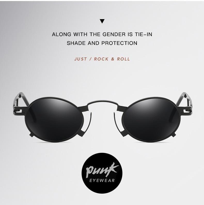 Anti Reflective Retro Eyeglasses Metal Oval Shape  Sunglasses For Women & Men Retro Design  Sun Glasses For Unisex New Colorful Frames New Popular Design