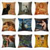 Art Renaissance Print Cushion Cover Throw Pillow Cover Home Decorative Cushion Case Beautiful Painting Art Pillow Case Home Decorative Sofa Car Chair Throw Pillow Case 45x45CM