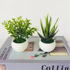Artificial Succulent Small Simulated Tree Pot Decor Arrangement For Office Table Indoor Outdoor Stair Balcony Garden Home Decor