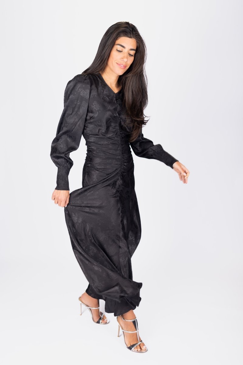 Audrey Dress Long Sleeve (Black)