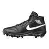 Nike Mens Jordan 1 Td Soccer Cleats Black White Black Mid 14