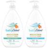 Dove Baby Lotion Bundle – Sensitive Skin Care Hypoallergenic Lotion Nourishing & Hydrating Baby Lotion for Newborn Rich Moisture & Fragrance Free Moisture 20 Oz (2 Piece Set)