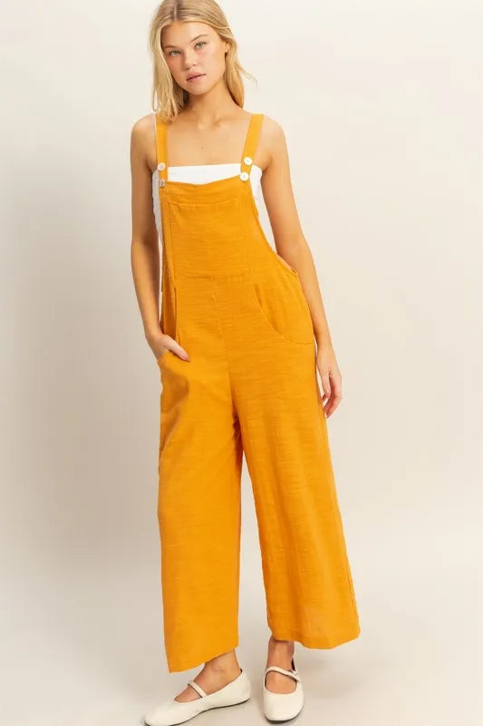 HYFVE Textured Wide Leg Overall