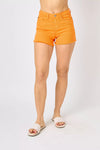 Judy Blue Fray Hem Denim Shorts