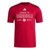 adidas Mens Pre-Game T-Shirt Team Power Red/University of Louisville