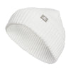 adidas Womens Fashioned Fold Beanie White/Grey/Silver Metallic F23 One Size
