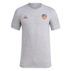adidas Mens Size Short Sleeve Pre-Game T-Shirt Medium Grey Heather/Fc Cincinnati XX-Large Tall