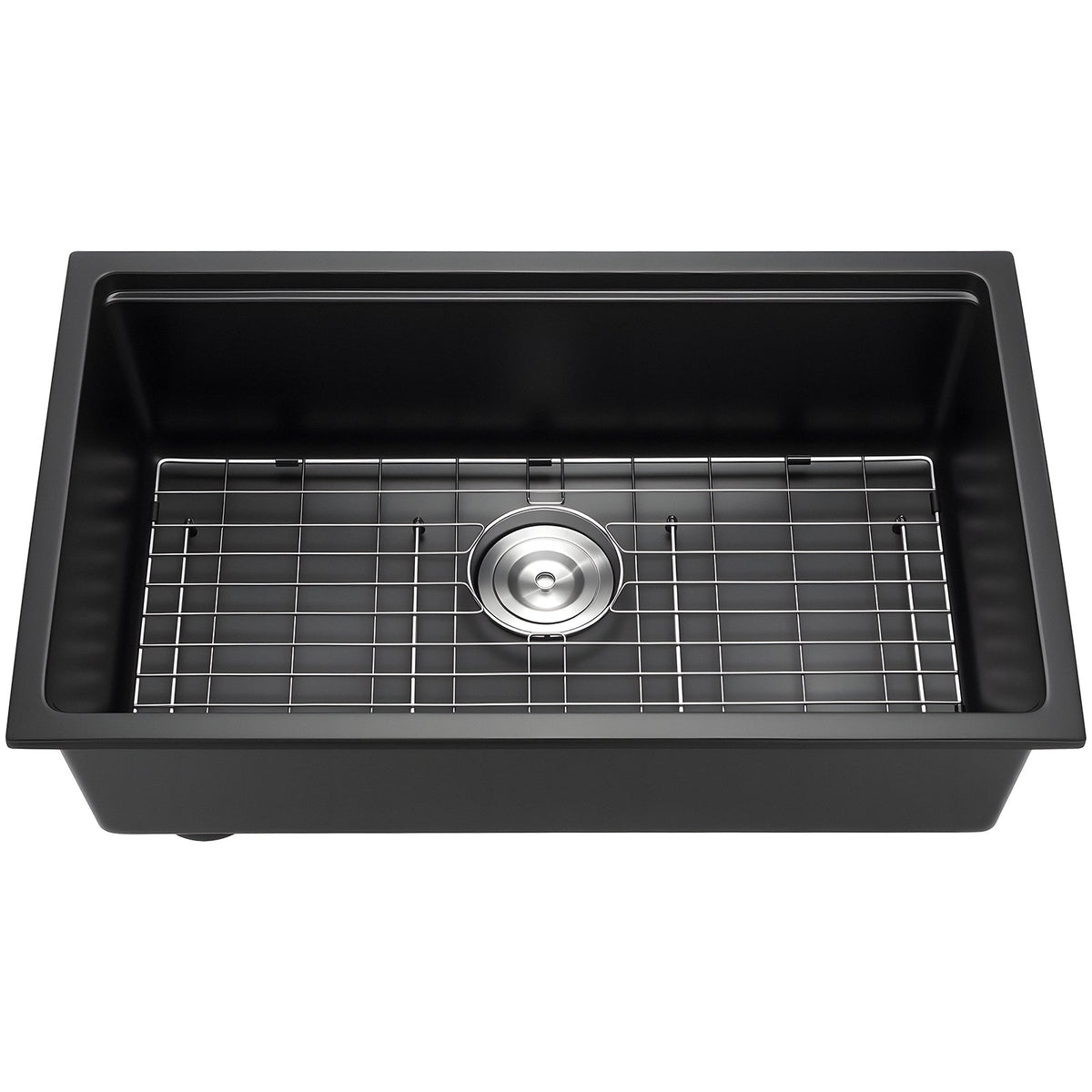 30 inch Granite Kitchen Sink Undermount Single Bowl Drop-In Basin for RV Bar