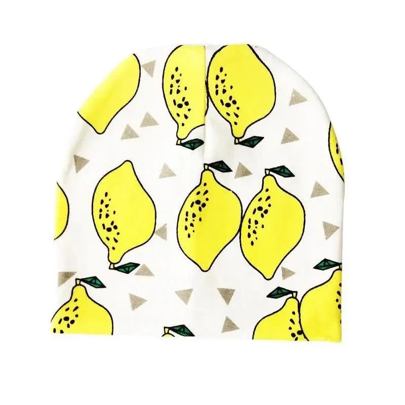 Baby Knit Cotton Cartoon Printed Baby Caps For Boys And Girls For Autumn And Winter Soft And Warm Cap