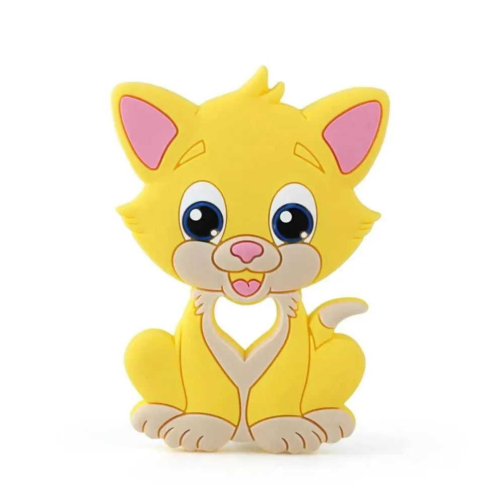 Baby Silicone Teethers BPA Free Teething Toy Animals Koala Bear Dog Teether Silicone Beads